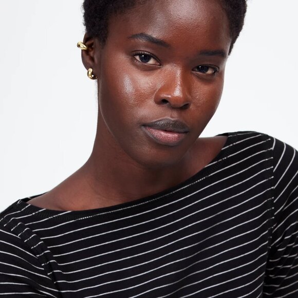 [NWT] Madewell Striped Boatneck Tee - Picture 5 of 6